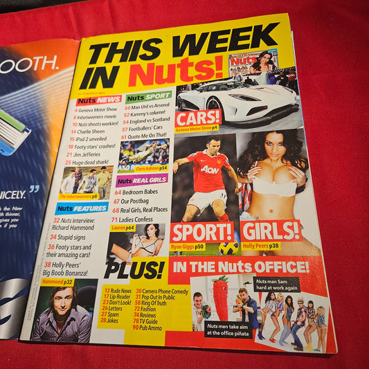 Nuts Magazine 11-17 March 2011 Holly Peers Sophie Melissa Rhian Kelly SKU 1583