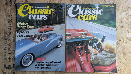 6x Classic Cars Magazines 1984 Bundle/Job Lot (0004) Porsche 911 Austin-Healey Alfa 1750 Le Mans