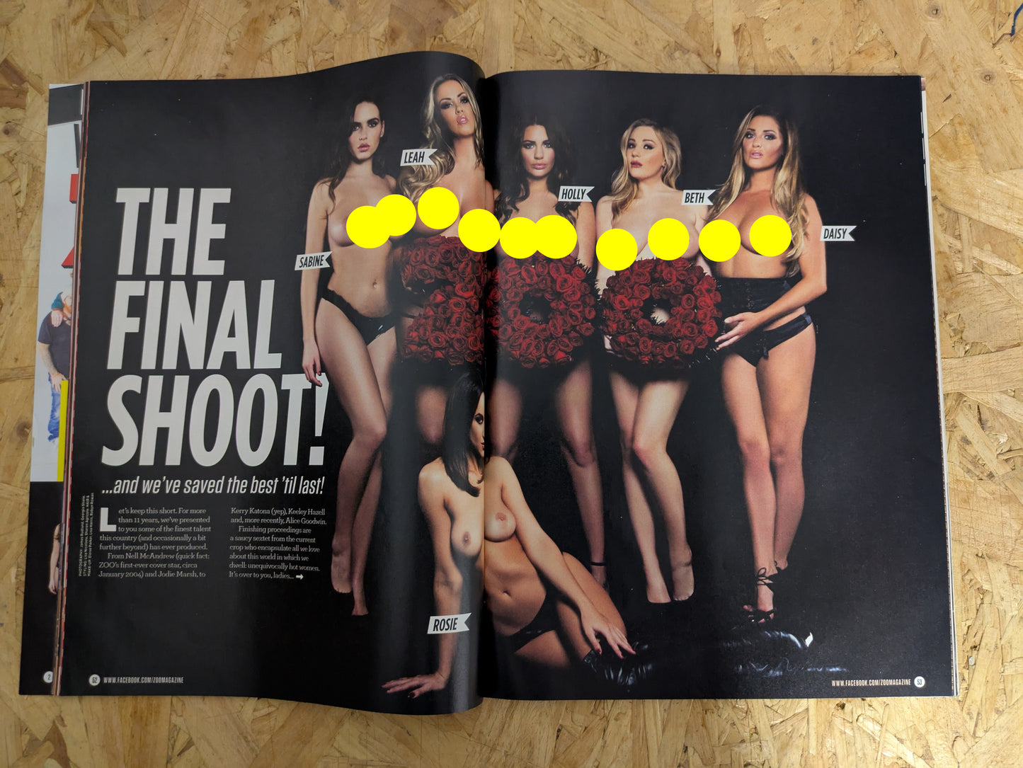 ZOO Magazine 25 December 7 January 2016 (1001) Lucy Pinder Sophie Howard Rosie Jones