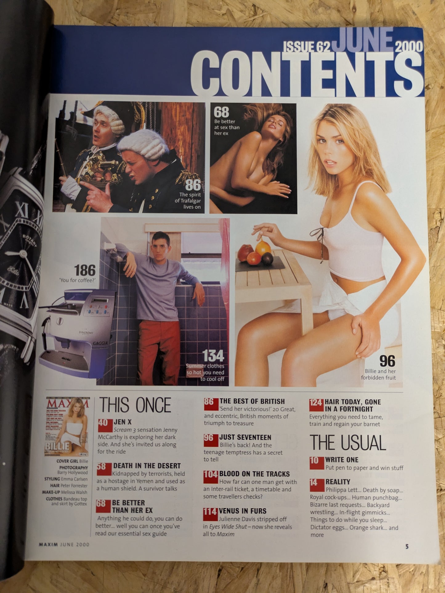 MAXIM Magazine June 2000 (1001) Billie Piper Cameron Diaz Julienne Davis Jenny