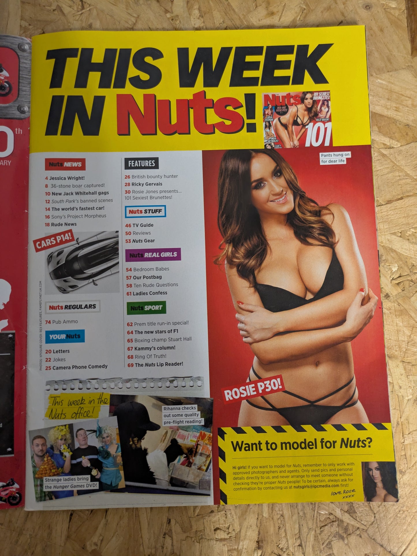 NUTS 28 March 3 April 2014 (1001) JESSICA WRIGHT Rosie Jones