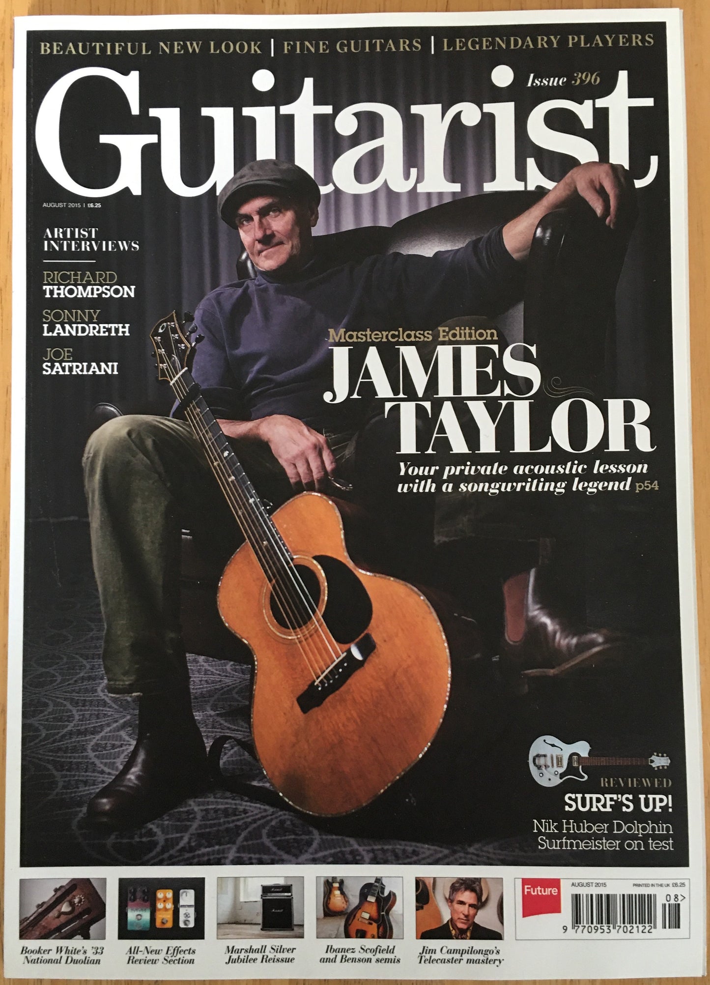 Guitarist Magazine Summer 2015 No.397 (Rare)(133) Jimi Hendrix Eric Clapton Pete
