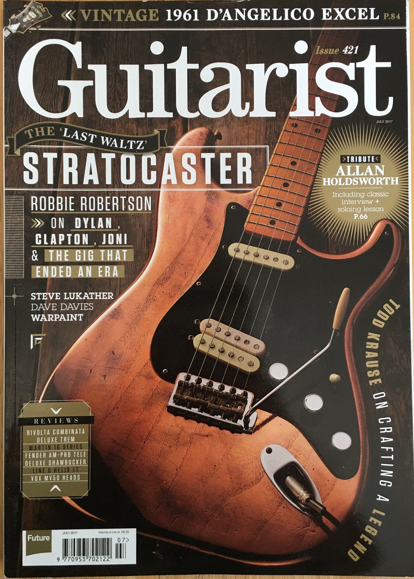 Guitarist Magazine July 2017 No.421 (Rare)(136) Rivolta Combinata Martin 16 Seri