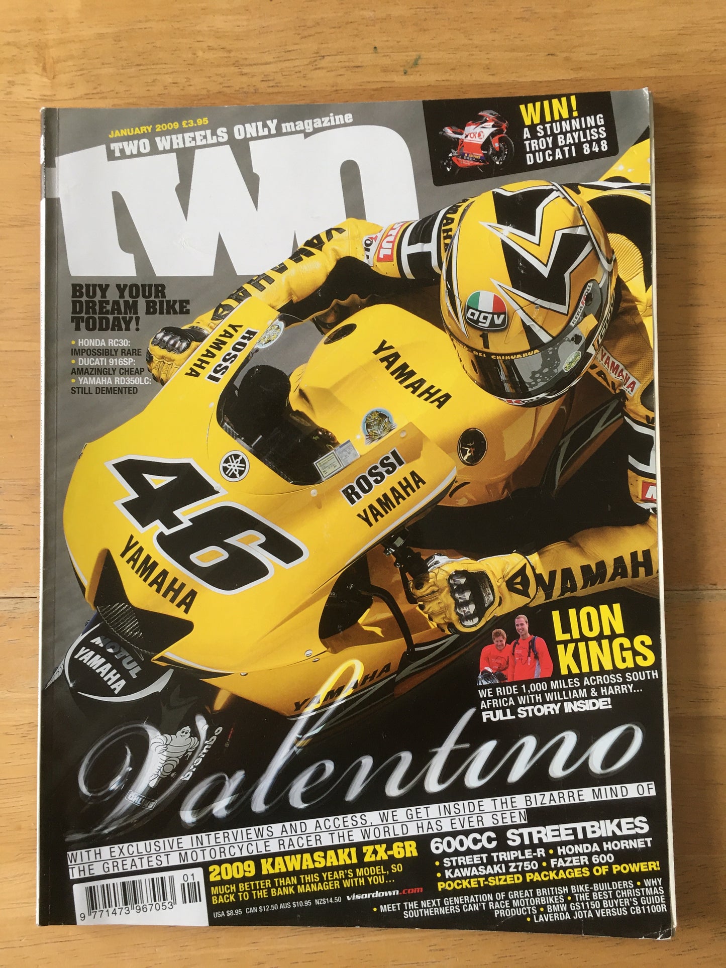 Two Wheels Only Magazine January 2009 (107) KAWASAKI ZX-6R Z750 FAZER 600