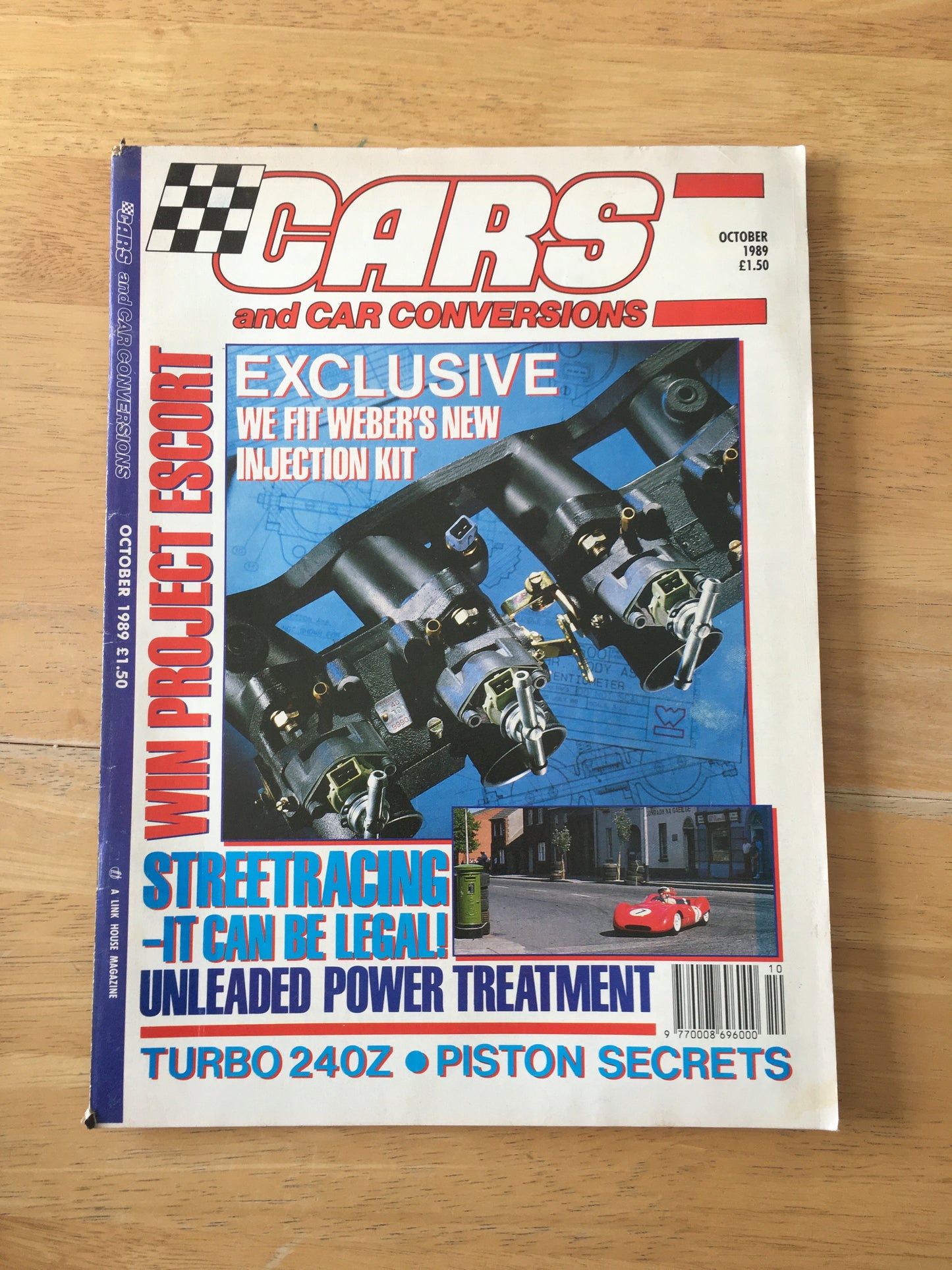 Cars and Car Conversions Magazine October 1989 (156) Turbo 240z Escort
