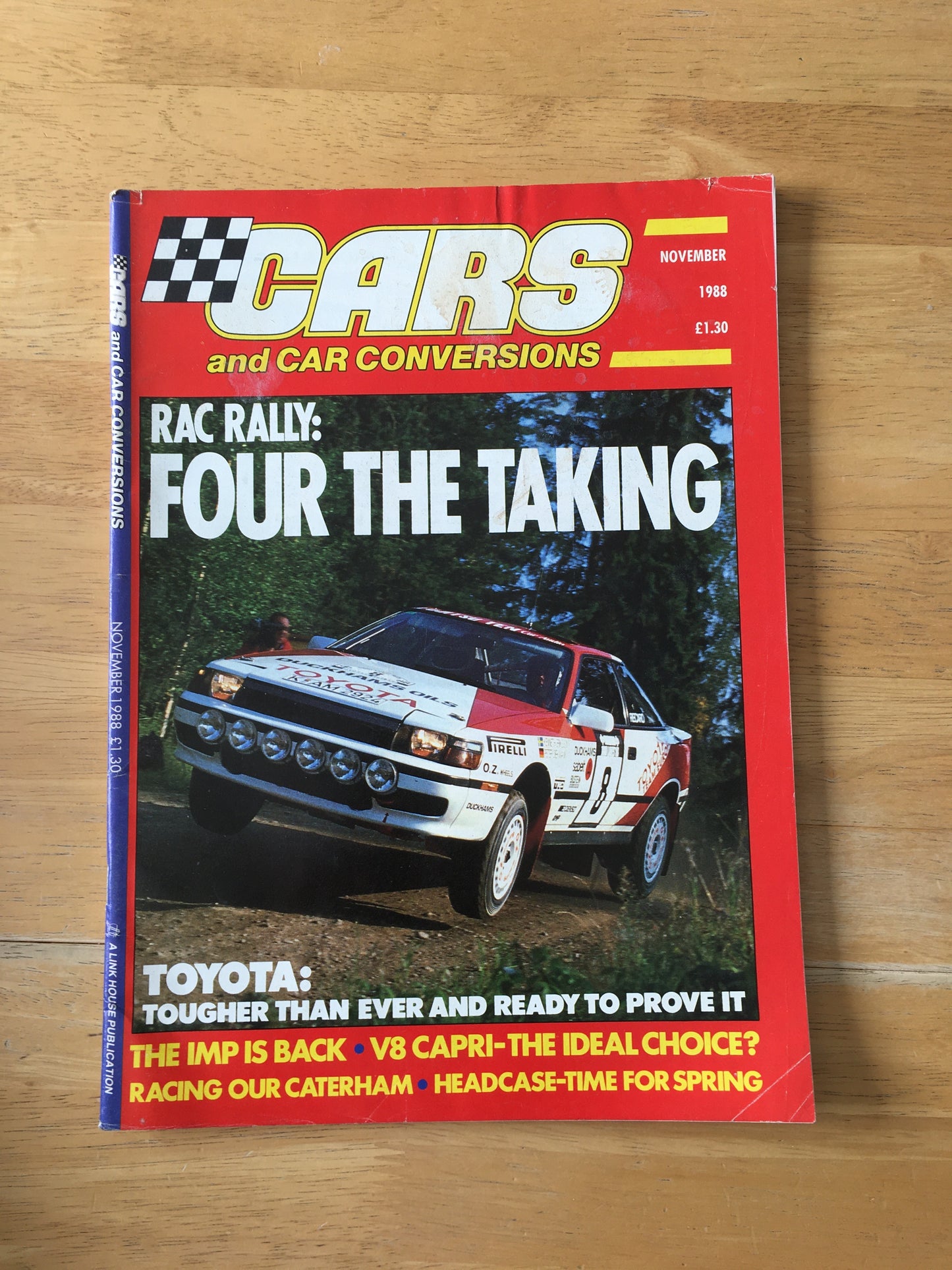Cars and Car Conversions Magazine November 1988 (158) V8 Capri Caterham