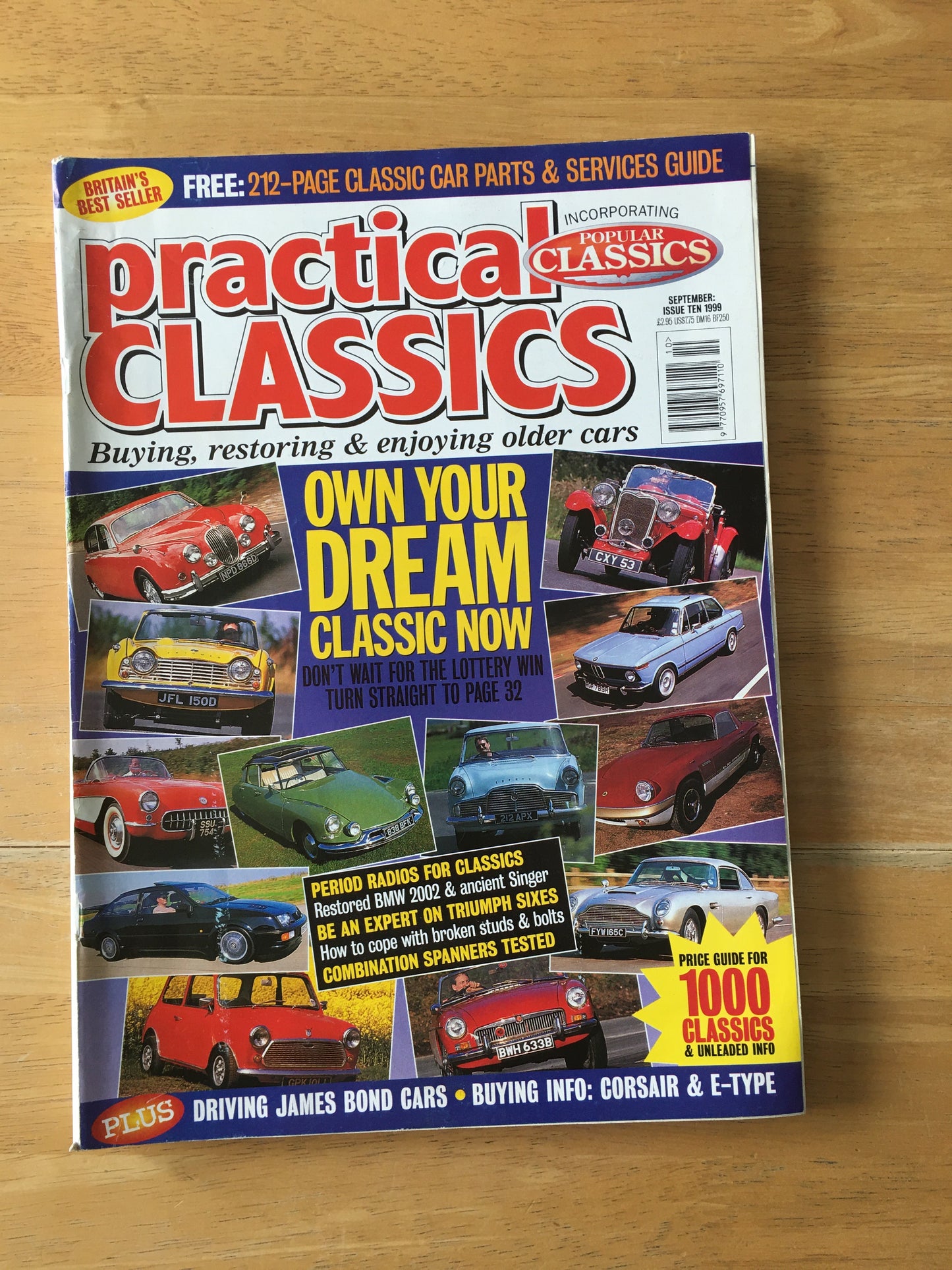 Practical Classics Magazine September 1999 (159) BMW 1502 - Ford Sierra RS Coswo
