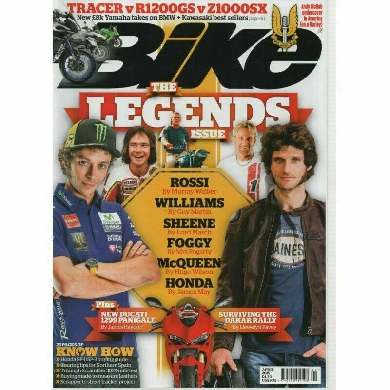 Bike Magazine April 2015 (0004) Legends Issue Guy Martin Rossi James May Ducati