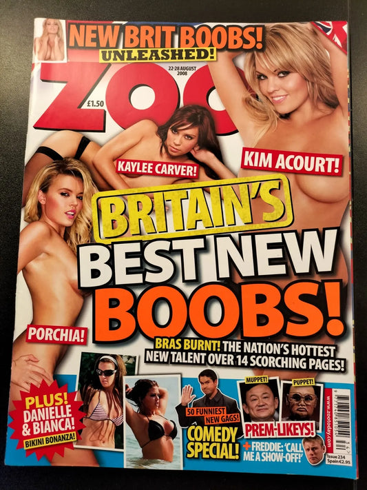 Zoo Magazine 22-28 August 2008 (624) Kim Acourt POSTER Katy Kaylee Porchia