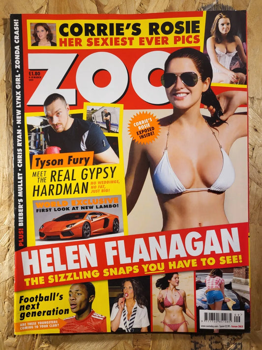 Zoo Magazine 4-10 March 2011 (RARE)(831) Tyson Fury Helen Flanagan Rosie Stina