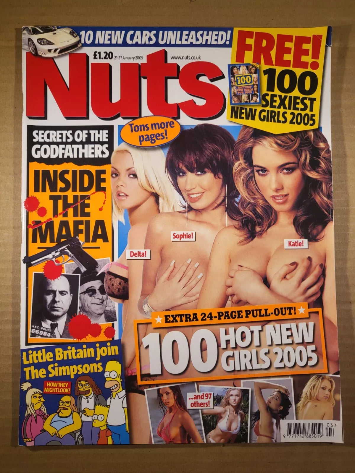 Nuts 21-27 January 2005 (677) Sophie Delta Katie Lucy Michelle Anna Kournikova