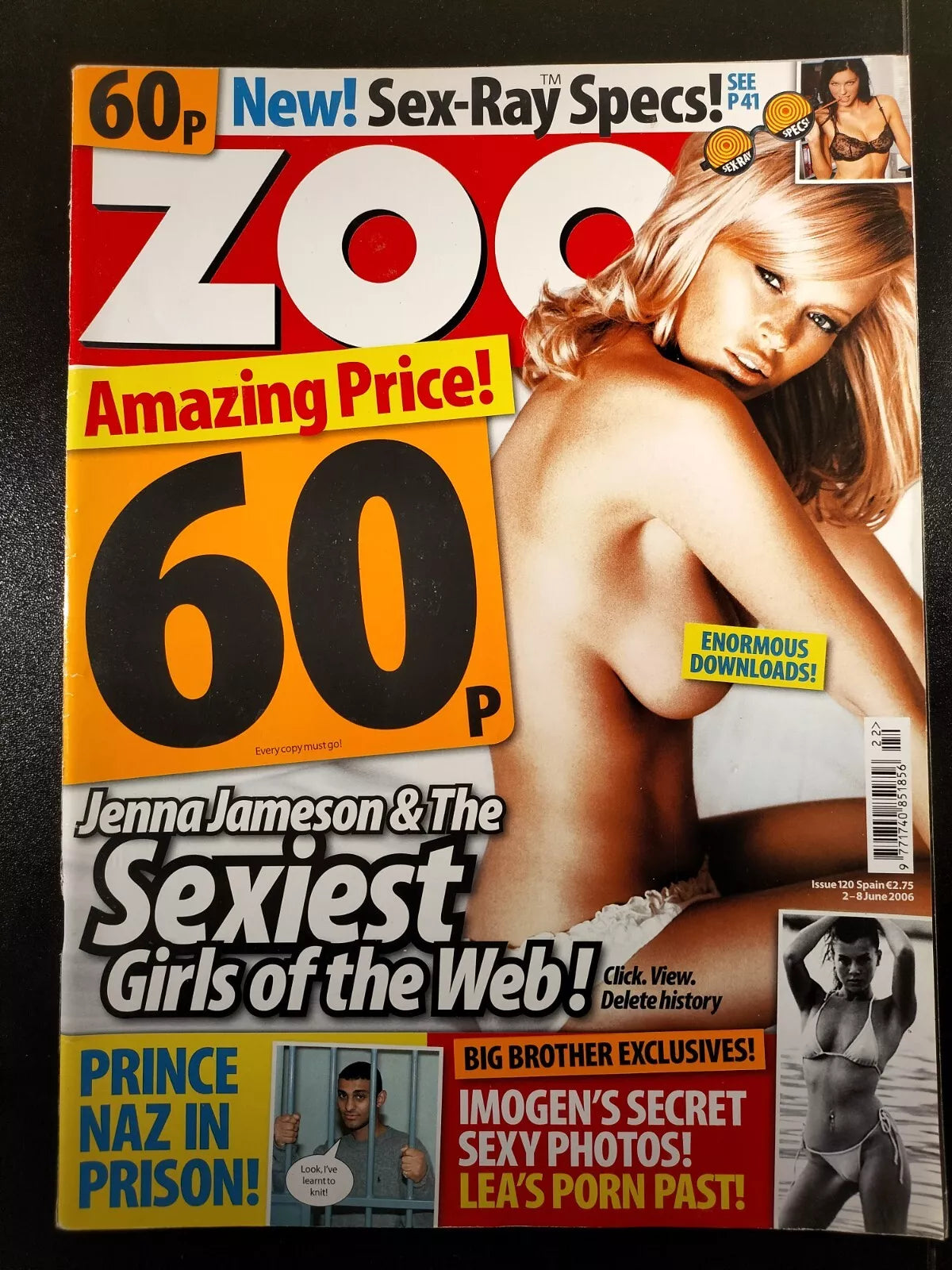 Zoo Magazine 2-8 June 2006 (630) Jenna Jameson POSTER Keeley Imogen Lea
