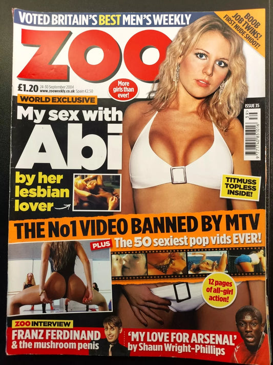 Zoo Magazine 24-30 September 2004 (626) Abi Titmuss John Leslie Video