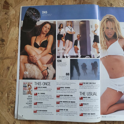 MAXIM Magazine December 1999 (1002) Pamela Anderson Kate Groombridge