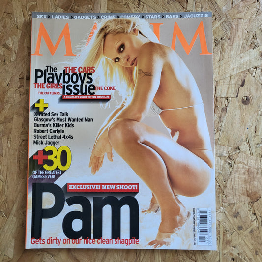 MAXIM Magazine February 2002 (999) Pamala Anderson Jennifer Driver Jolane Blalock