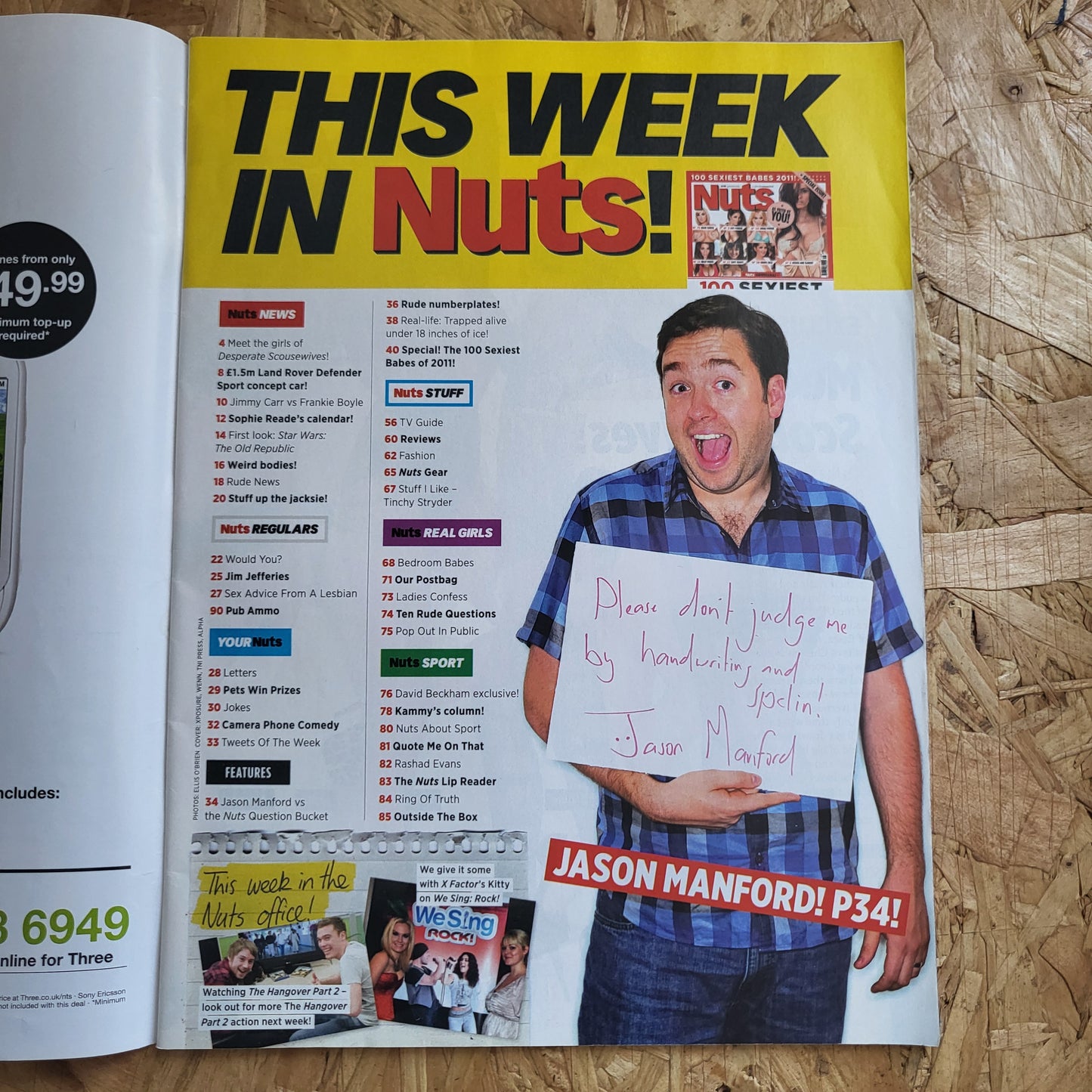 NUTS 2-8 December 2011 (1000) Sophie Reade Lucy Pinder Jorgie Porter