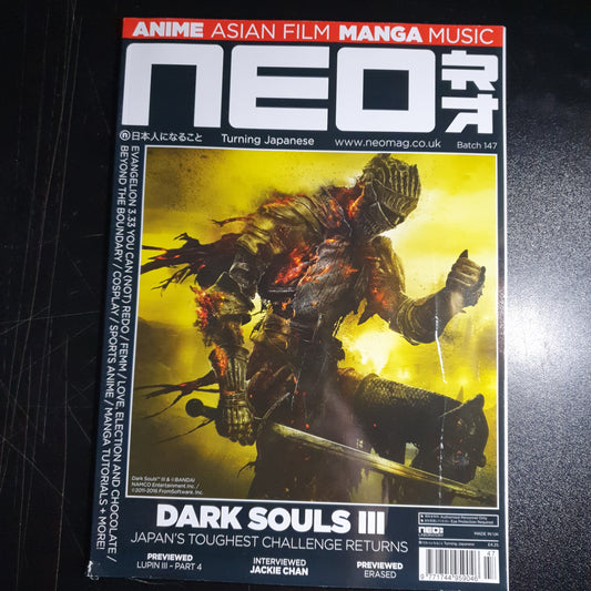 Neo Magazine Spring 2016 UK No 147 Anime Manga (Rare)(311) Dark Soul 3 Erased