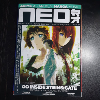 Neo Magazine June 2015 Anime Manga UK No 138 (Rare)(311) Durarara!!X2