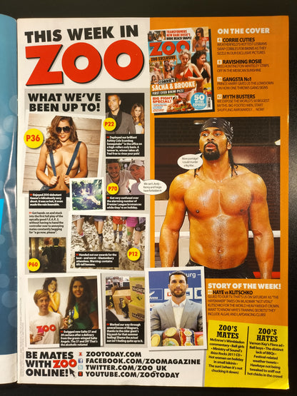 Zoo Magazine 1-7 July 2011 (586) Sacha Brooke Sophie Webster Sian Powers Rosie