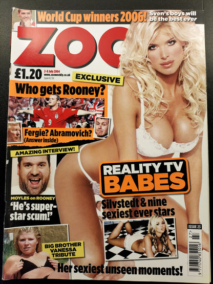 Zoo Magazine 2-8 July 2004 (621) Jennifer Ellison Victoria Silvstedt