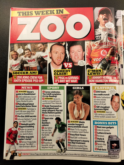 Zoo Magazine 10-16 October 2008 (622) Imogen Thomas "Hot List 100"