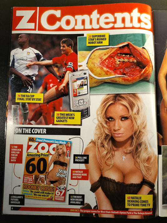 ZOO Magazine 12-18 May 2006 (631)(Rare) Natalie Denning POSTER