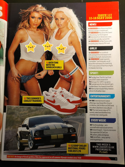 ZOO Magazine 12-18 May 2006 (631)(Rare) Natalie Denning POSTER