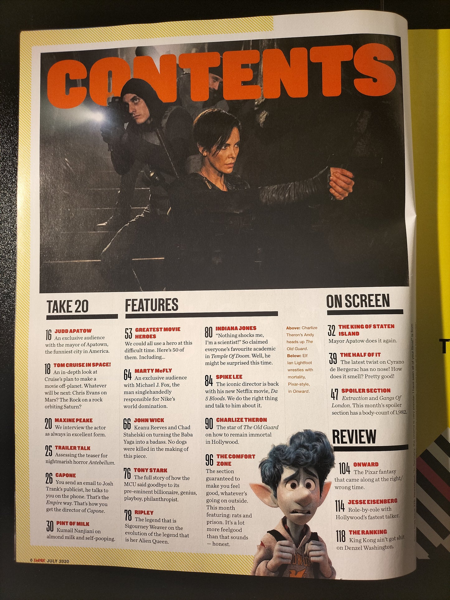 Empire Magazine July 2020 644 Issue 377 Indiana Jones Subscriber Cover Stanley Chow