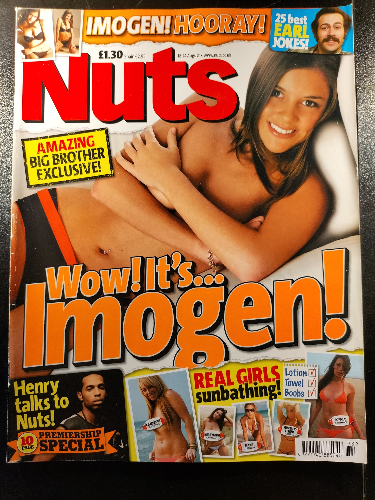 Nuts 18-24 August 2006 (663) Imogen Big Brother