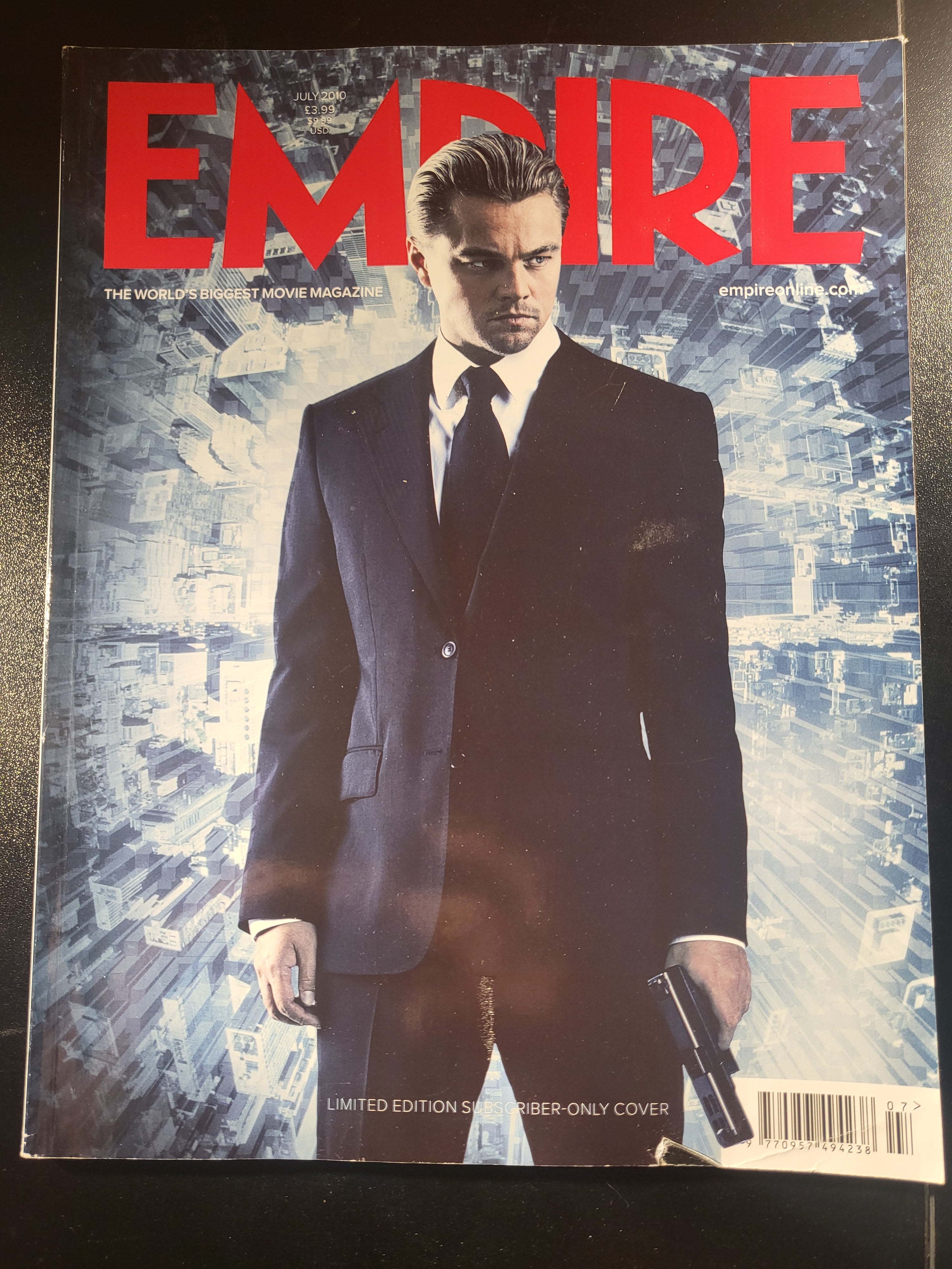 Inception Magazine Empire Film Magazine July 2010 (669) Toy Story Leonardo Inception Hitc ...