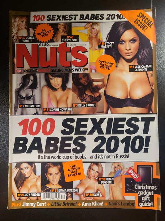 2x NUTS Magazines 10-16 December 2010 & 12-18 November 2010 Bundle/Joblot Lucy Pinder