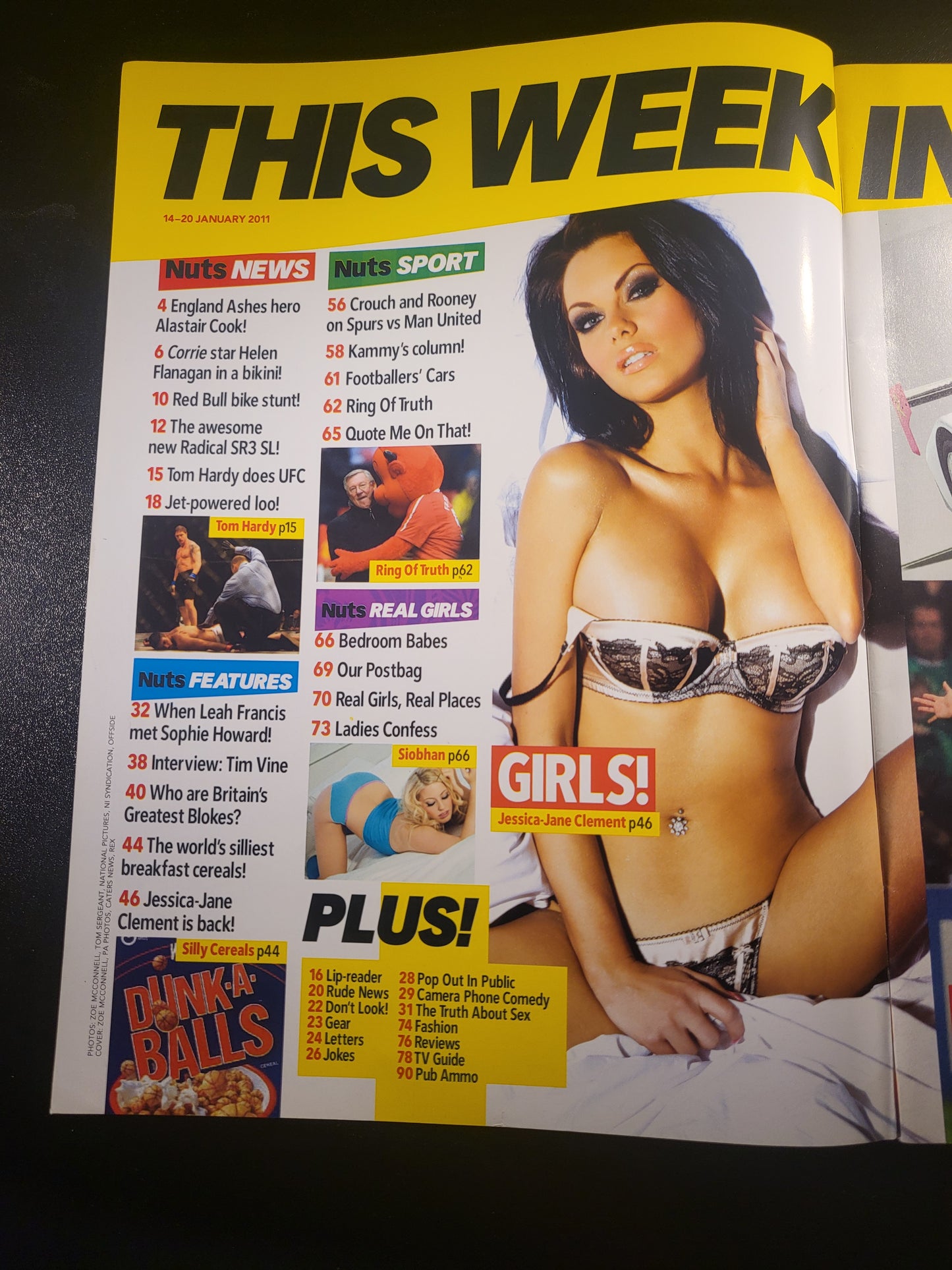 Nuts Magazine 14-20 January 2011 (673) Jessica-Jane Clement POSTER Sophie Howard