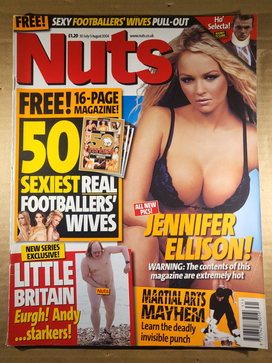 Nuts 30 July 5 August 2004 (684)(Rare) Jennifer Ellison Louise Redknapp