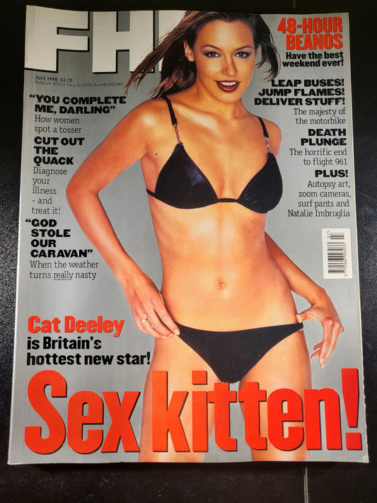 FHM Magazine July 1998 (728) Cat Deeley Mia Kershner Natalie Imbruglia