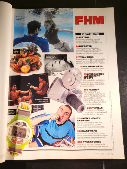 FHM Magazine July 1998 (728) Cat Deeley Mia Kershner Natalie Imbruglia