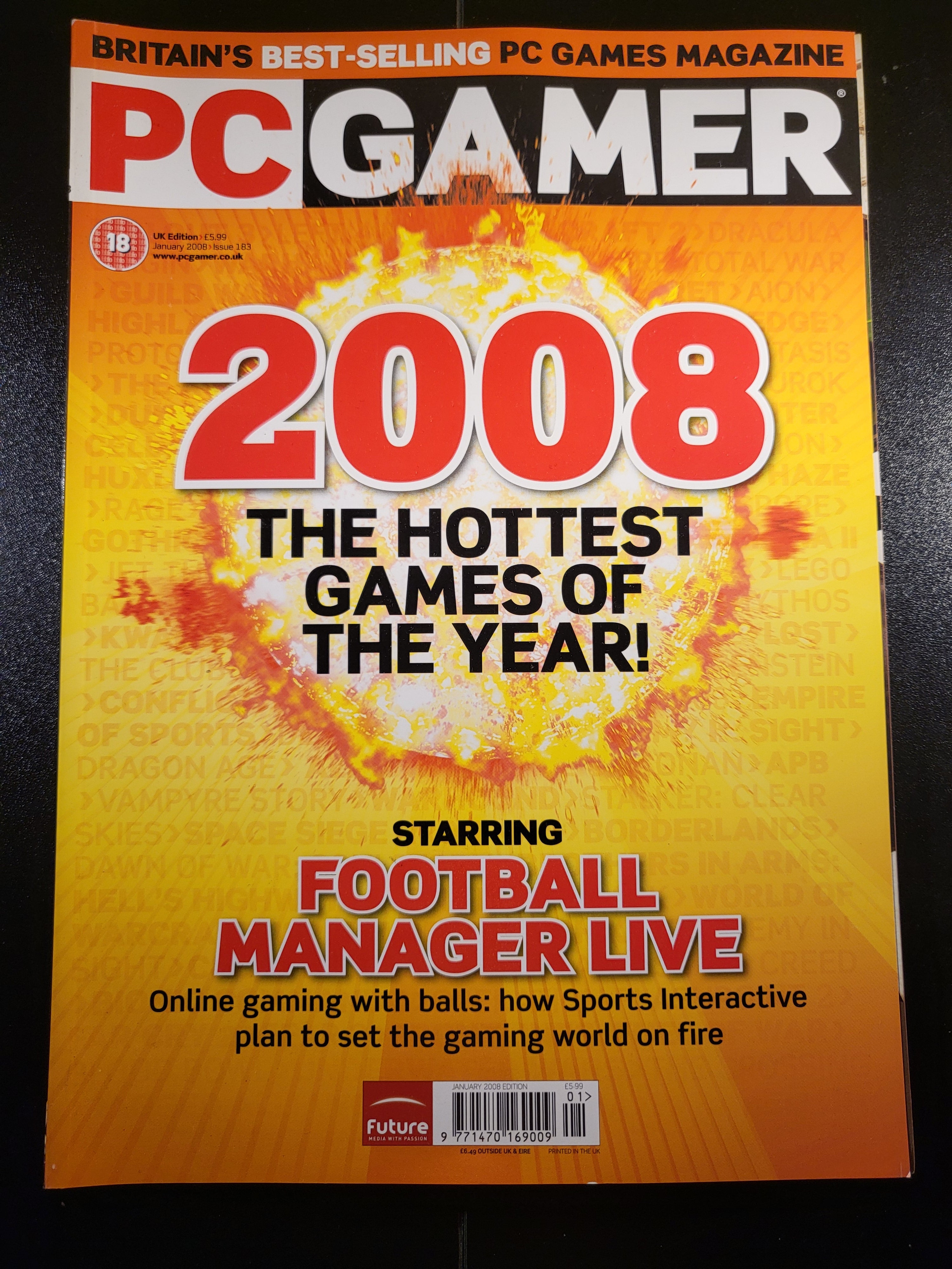 PC GAMER Magazine January 2008 (733) Viva Pinata Fury Condor Spider-Ma ...