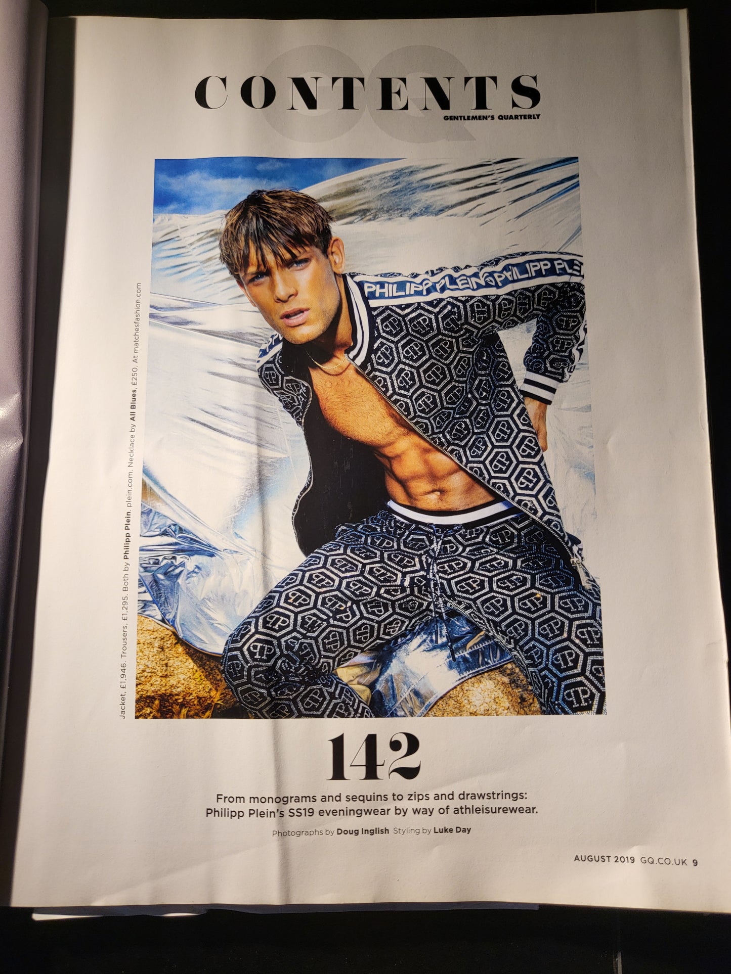 GQ Magazine August 2019 British DAMAGED (739) Raheem Sterling Philip Plein