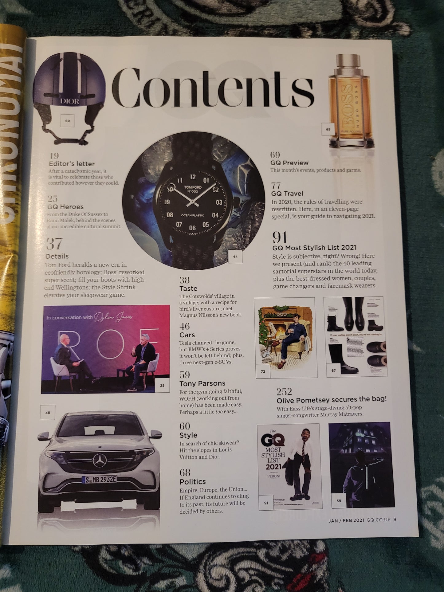 GQ Magazine Jan/Feb 2021 British (798) Piers Morgan Sir Tom Moore Ozzy Osbourne