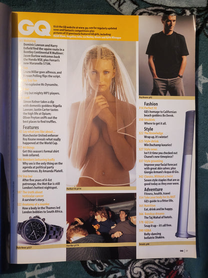 British GQ Magazine October 2002 (804) Jude Law Cover Holly Valance Bo Derek