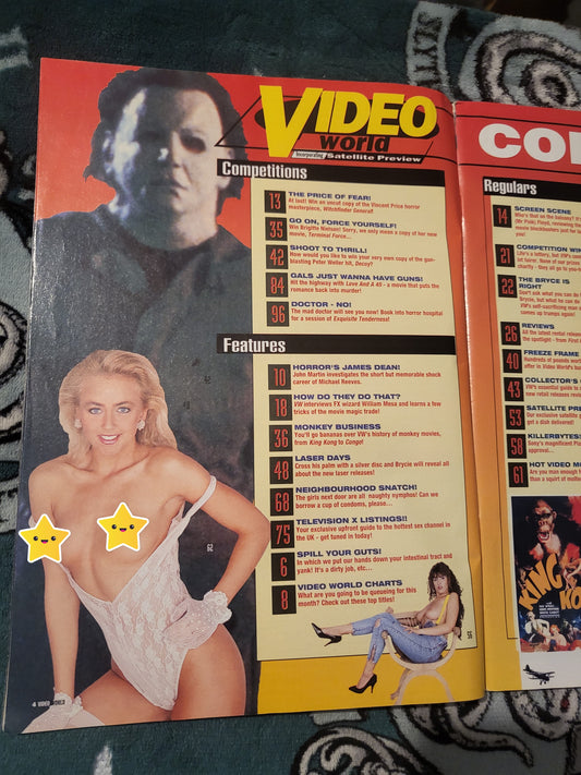 Video World February 1996 (808) Jilly Kennedy Julie Elizabeth