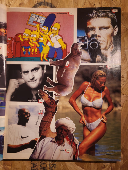 Loaded Magazine August 1996 (836) Joanne Guest The Simpsons Gina/Homer POSTER