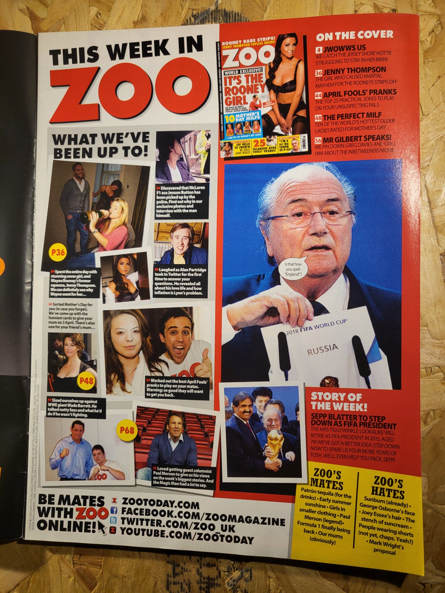 Zoo Magazine 1-7 April 2011 (841) Jenny Thompson