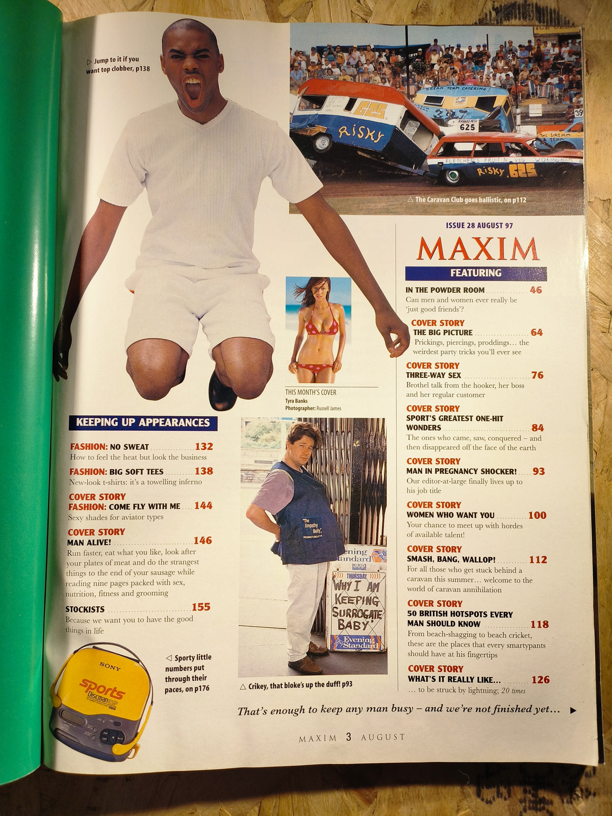 Maxim Magazine August 1997 Tyra Banks Carmen Electra Liv Tyler SKU 1557