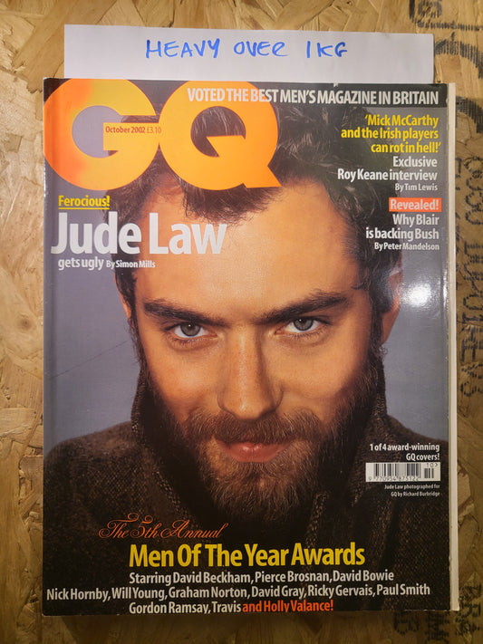 British GQ Magazine October 2002 (865) Jude Law Cover Holly Valance Bo Derek