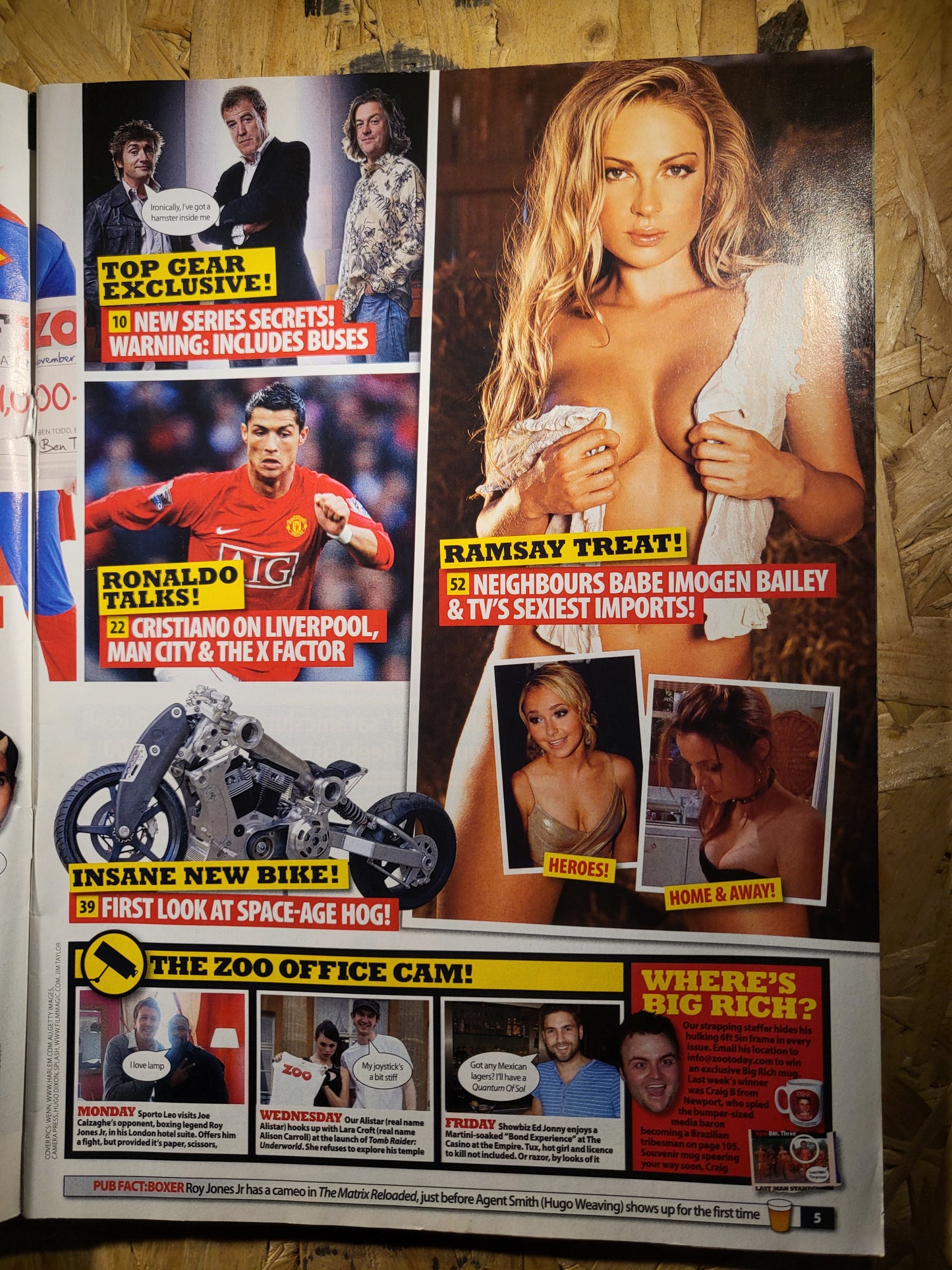Zoo Magazine 7-13 November 2008 (881) Imogen Bailey Roxanne McKee Seren