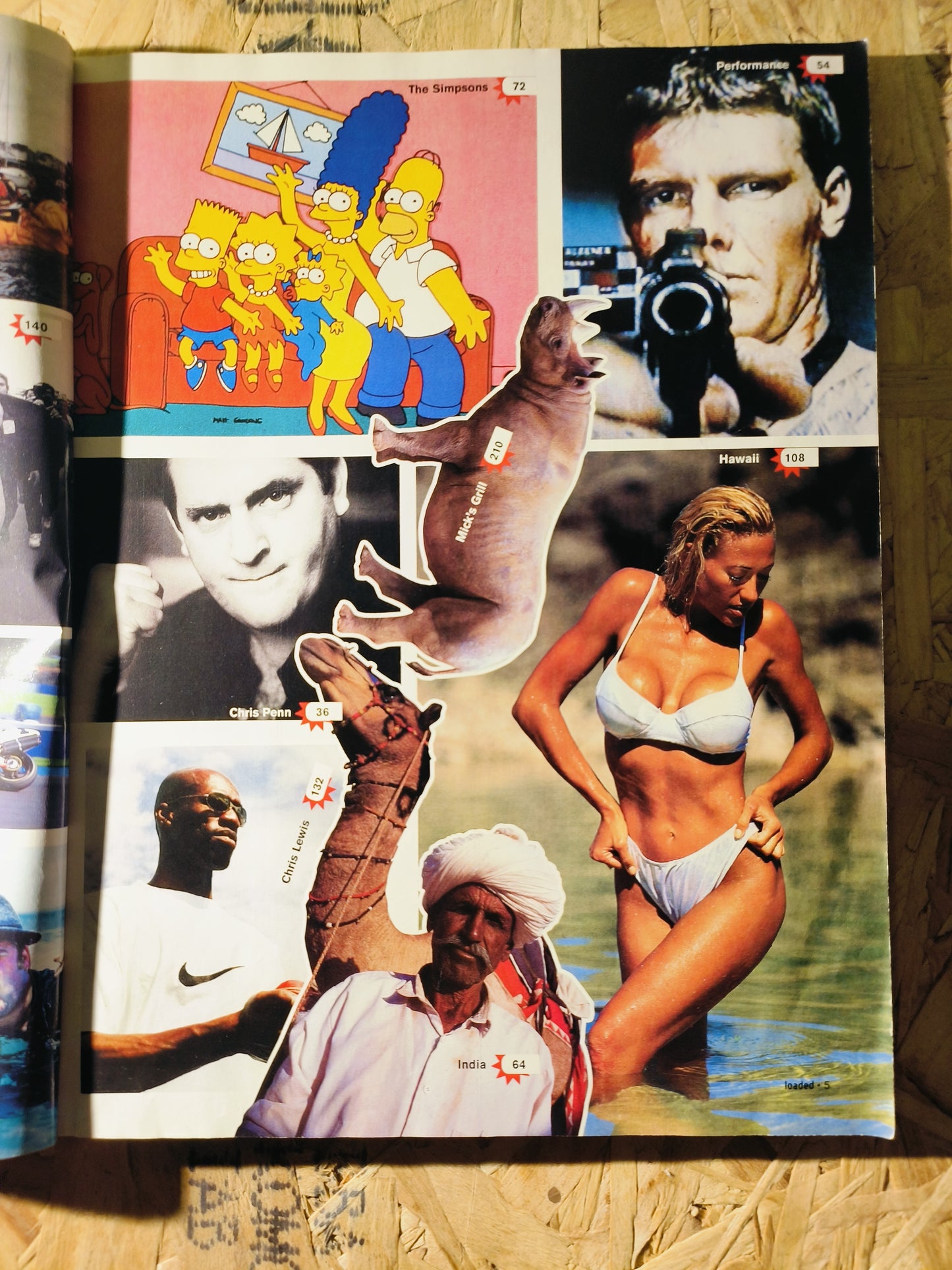 Loaded Magazine August 1996 (896) Joanne Guest The Simpsons Gina/Homer POSTER