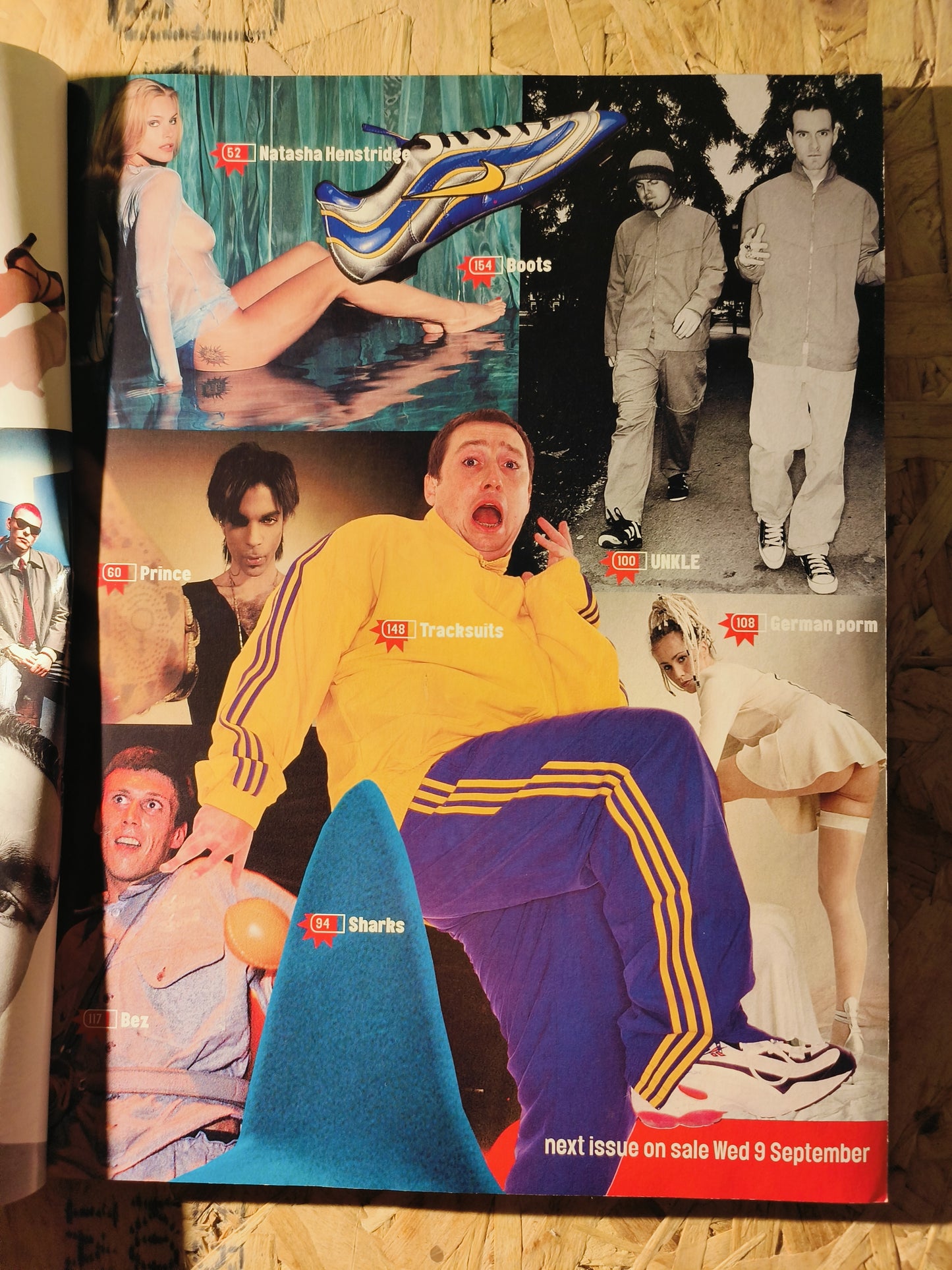 Loaded Magazine September 1998 (896) NATASHA HENSTRIDGE POSTER Amanda Robbins