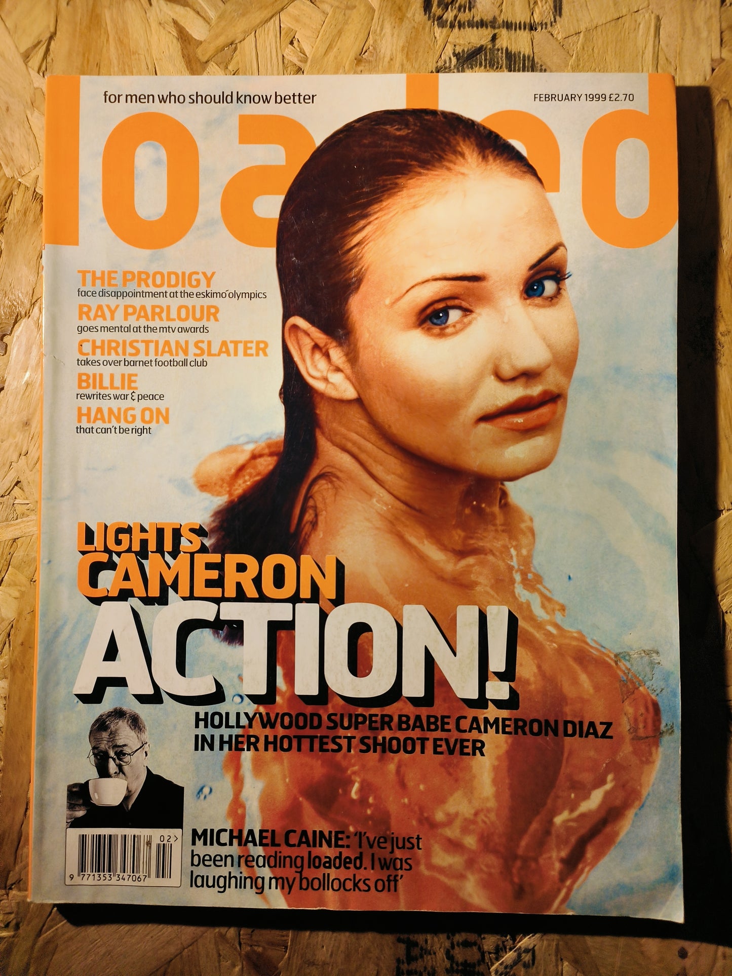 Loaded Magazine February 1999 (896) POSTER Cameron Diaz