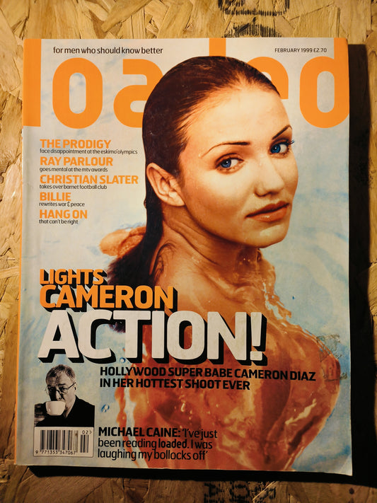 Loaded Magazine February 1999 (896) POSTER Cameron Diaz