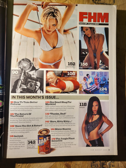FHM Magazine August 2000 (906) Lisa Faulkner Jordan Nell McAndrew Ivana Horvat
